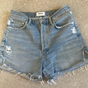 Agolde dee denim cutoff shorts size 27